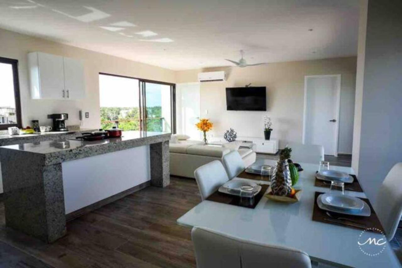 Penthouse Blue Luxury La Veleta Appartement Tulum Pueblo Buitenkant foto