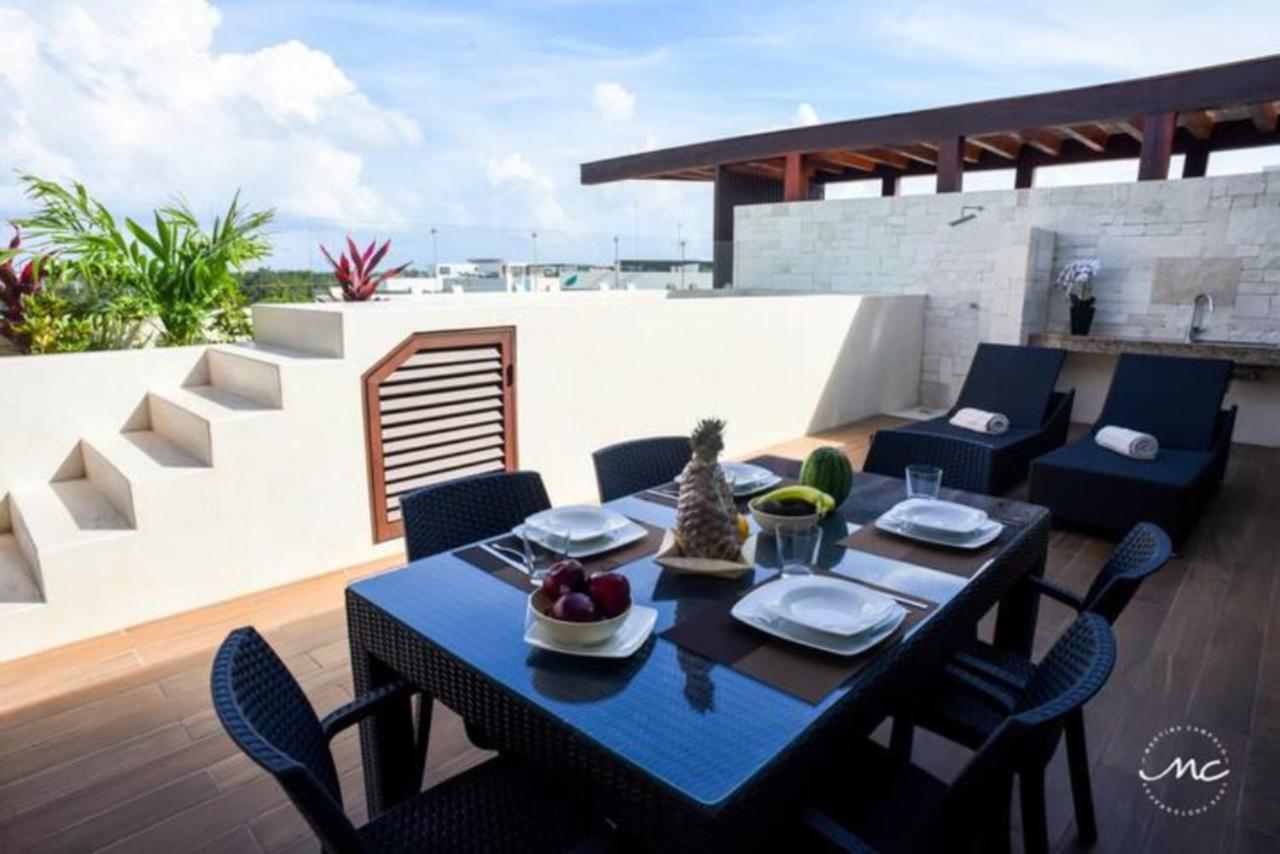Penthouse Blue Luxury La Veleta Appartement Tulum Pueblo Buitenkant foto