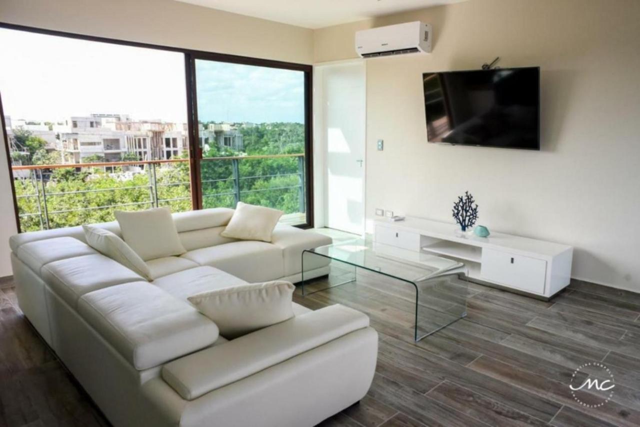 Penthouse Blue Luxury La Veleta Appartement Tulum Pueblo Buitenkant foto