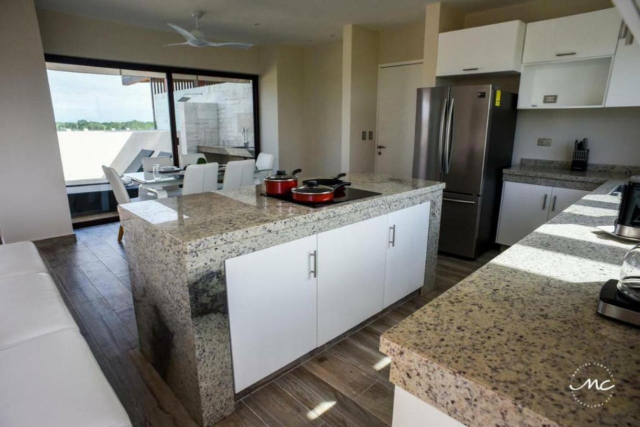 Penthouse Blue Luxury La Veleta Appartement Tulum Pueblo Buitenkant foto