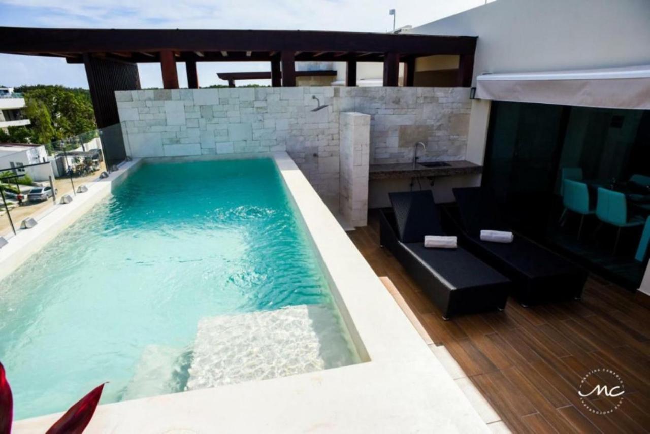 Penthouse Blue Luxury La Veleta Appartement Tulum Pueblo Buitenkant foto