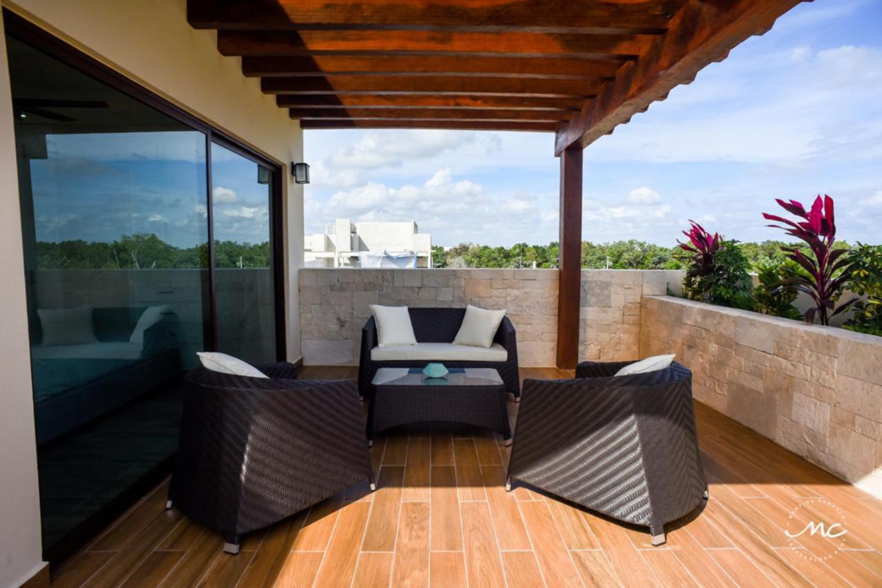 Penthouse Blue Luxury La Veleta Appartement Tulum Pueblo Buitenkant foto