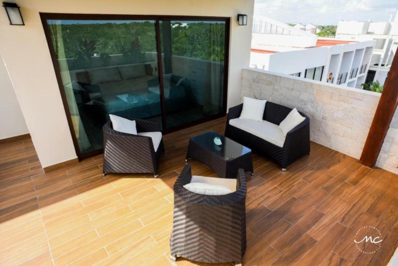 Penthouse Blue Luxury La Veleta Appartement Tulum Pueblo Buitenkant foto