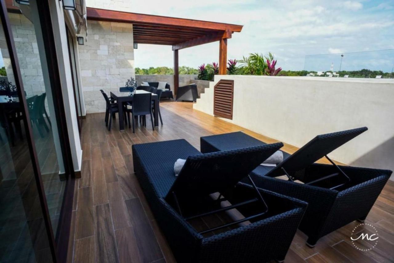 Penthouse Blue Luxury La Veleta Appartement Tulum Pueblo Buitenkant foto