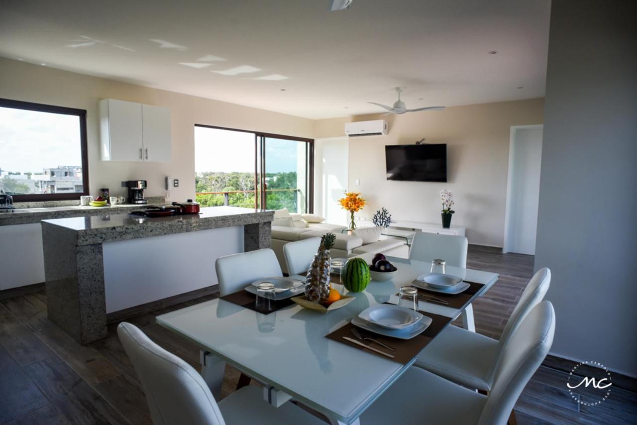 Penthouse Blue Luxury La Veleta Appartement Tulum Pueblo Buitenkant foto